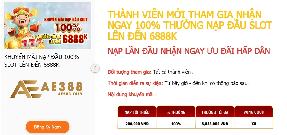 cần một số lưu ý khi tham gia nhận khuyến mãi AE388