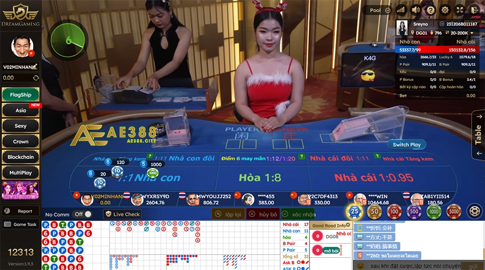 giới thiệu tổng quan về Live Casino AE388